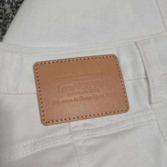 Louis Vuitton White Cropped Pants - Picture 7 of 9
